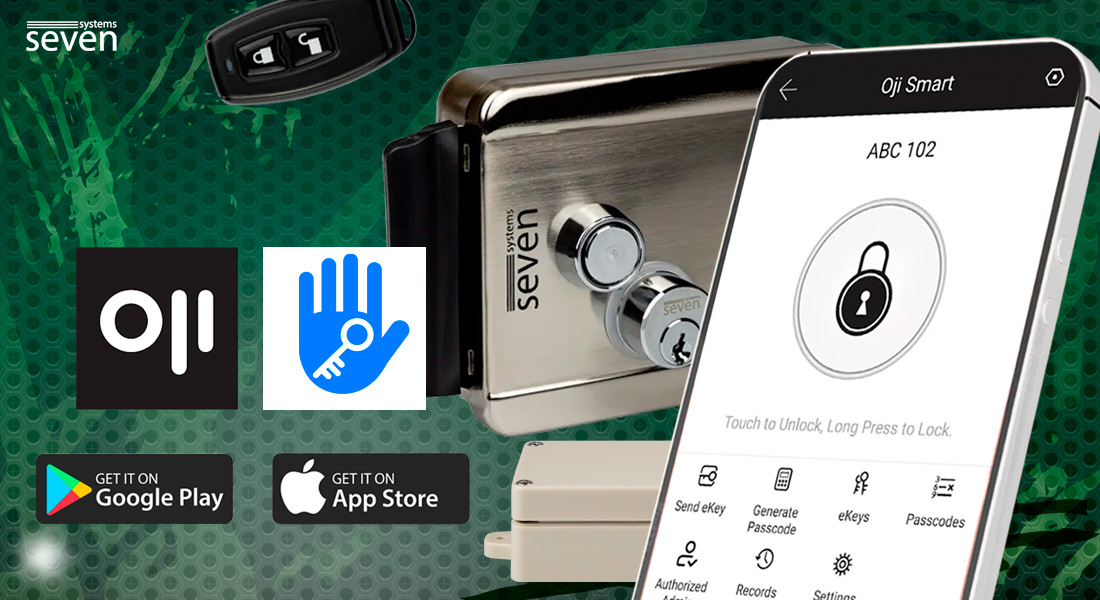 SEVEN LOCK EL-7729 smart — комплект умного электромеханического замка для калитки и дверей, который сочетает в себе надежную автоматическую блокировку, автономную работу без внешнего питания 12 В и современные возможности бесключевого доступа. 